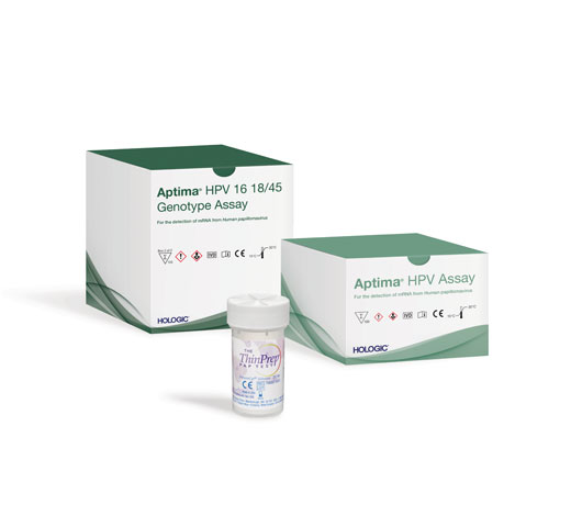 Aptima® HPV Assay på hvid baggrund