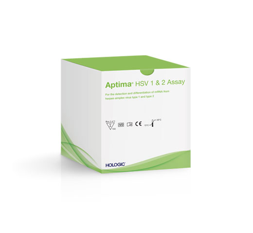 Hologic Aptima® Herpes Simplex Viruses 1 and 2 Assay på hvid baggrund