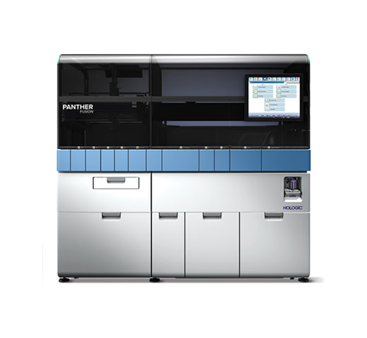 Hologic Panther Fusion® System på hvid baggrund