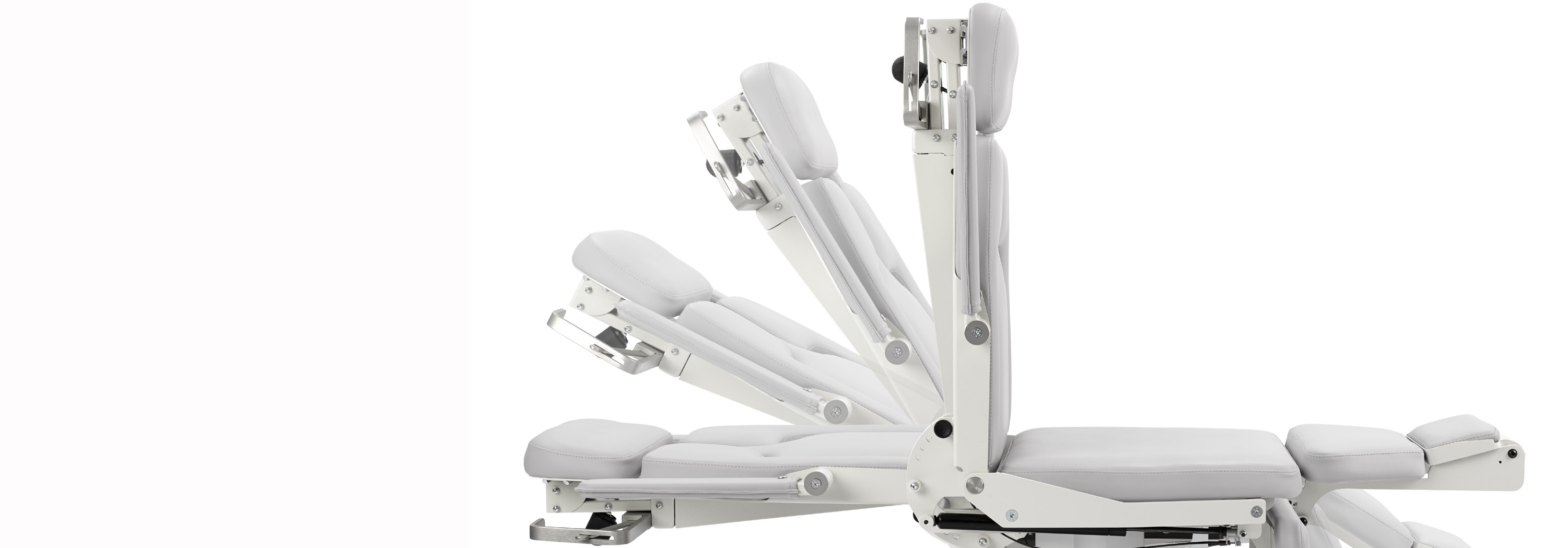 Behandlingsleje på hvid baggrund