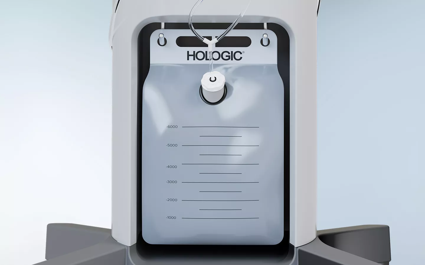 Engangsaffaldspose på Fluent Pro Fluid Management System