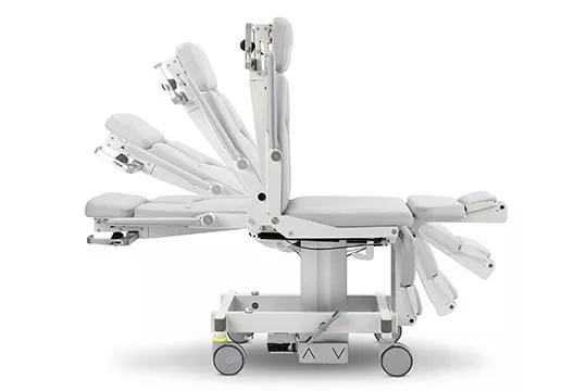Mammography Positioning Chair på hvid baggrund