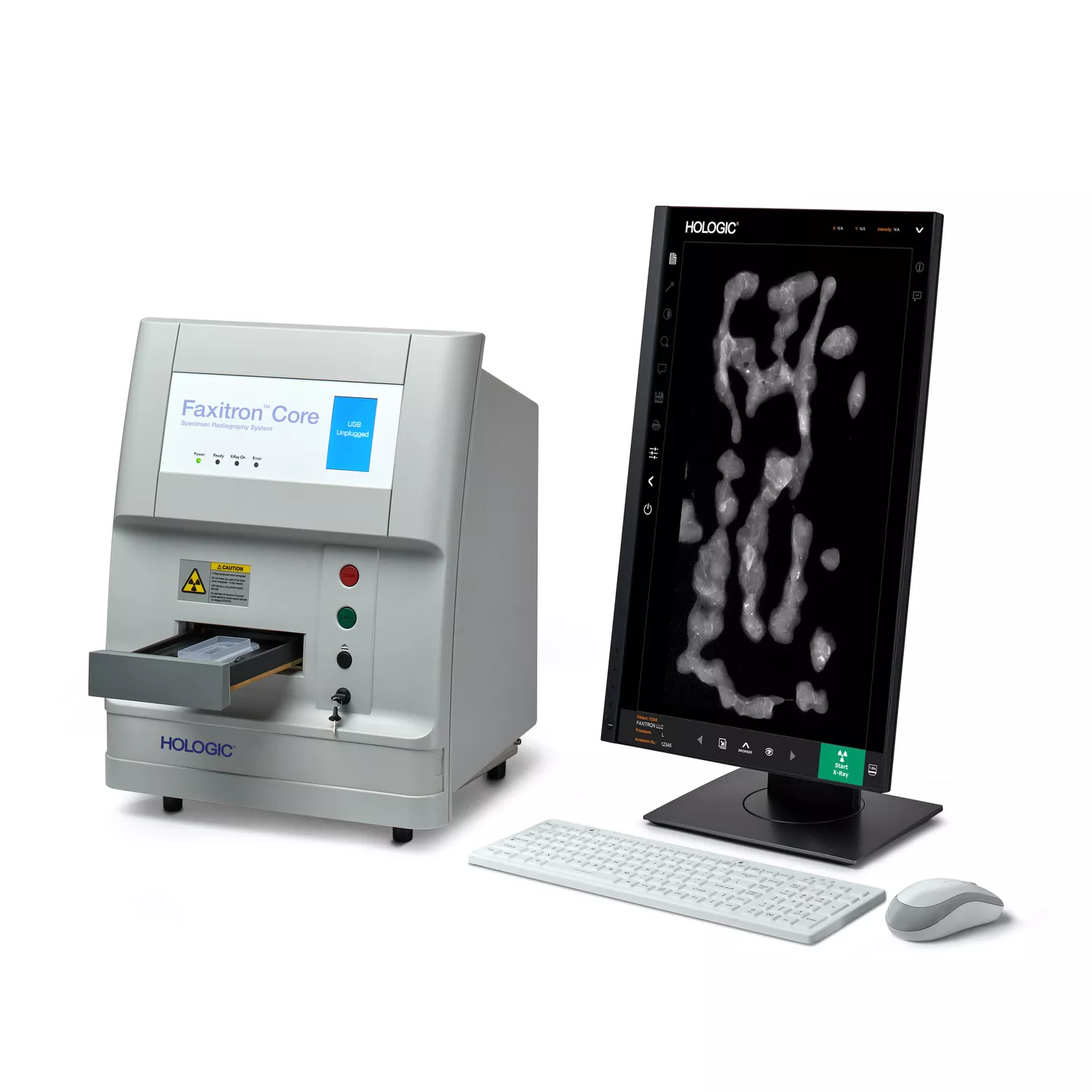 Specimen Radiography System på hvid baggrund