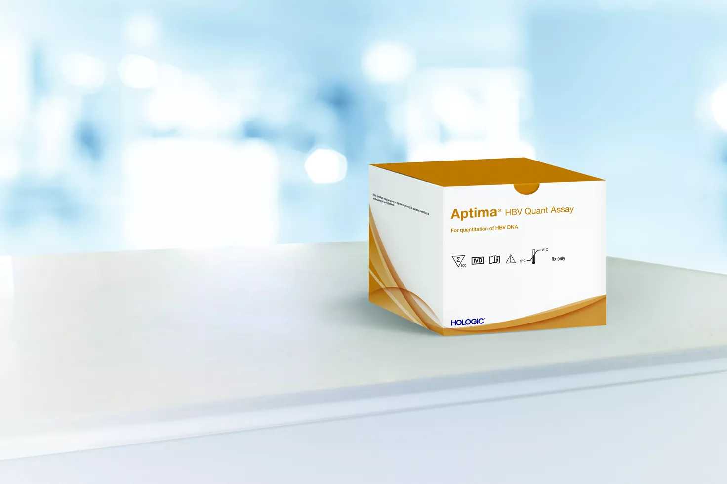 Hologic Aptima™ HBV Quant Assay på hvid baggrund