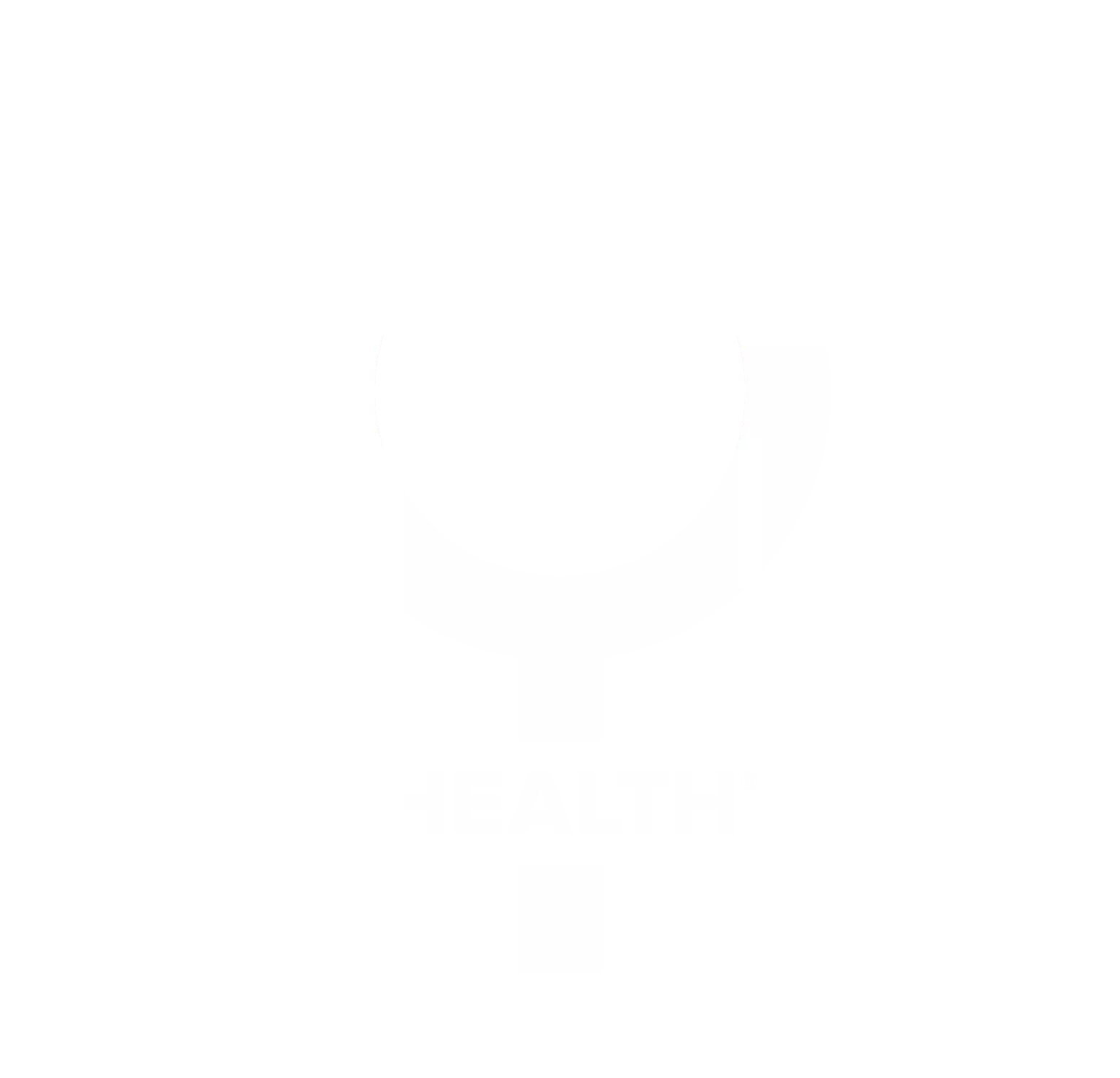 Hvidt Health-logo på gennemsigtig baggrund