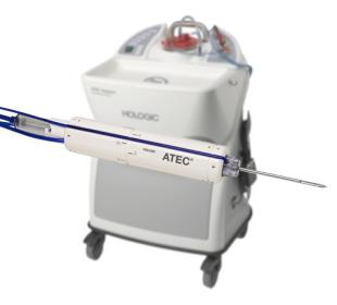 Hologic ATEC® Breast Biopsy System på hvid baggrund