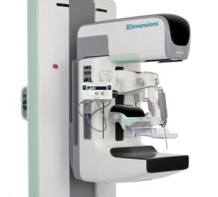 Hologic Affirm® Upright Breast Biopsy Guidance System på hvid baggrund
